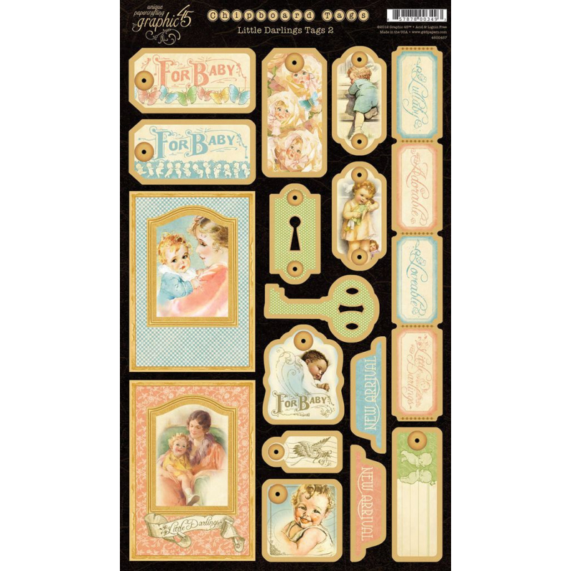 Graphic 45 Little Darlings Tag 2 (4500457)